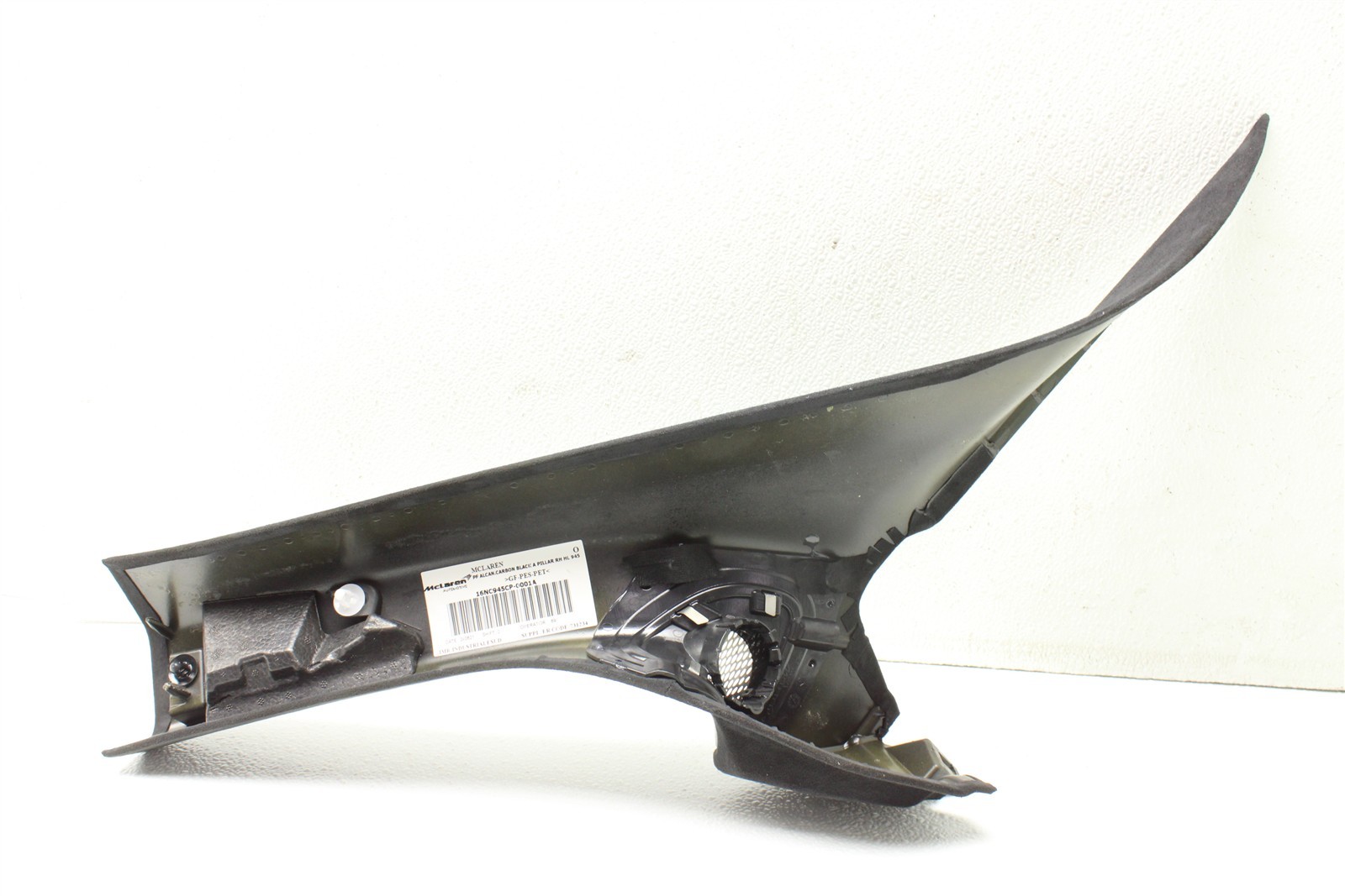 McLaren Artura 2025 Right Pillar trim P/N 16NC945CP