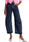RAG & BONE Charlie High Rise Barrel Jeans in Karina Quilted High Rise Jeans 34 — photo 1