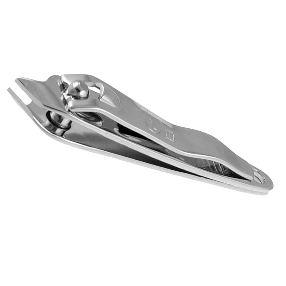 Metallo punta inclinata unghia punta utensile pedicure Tagliaunghie tono argento - Immagine 4 di 4