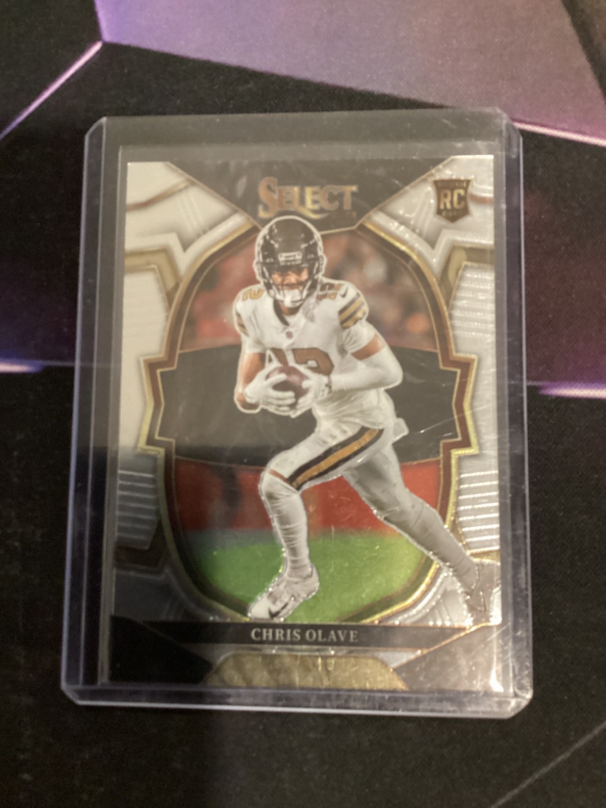 2022 Panini Select - Concourse Chris Olave #30 Silver Prizm (RC)