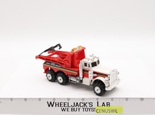 Heavy Towing Service Semi STOMPER 1980's Schaper White/Red Truck w/ Dolly WORKS 