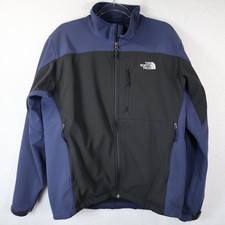 The North Face Men's Apex Bionic Soft Shell Jacket Size L Blue/Black