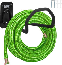 Soporte De Manguera De Jardin Pared Metal Resistente Ganchos Para Exterior 1 Pza