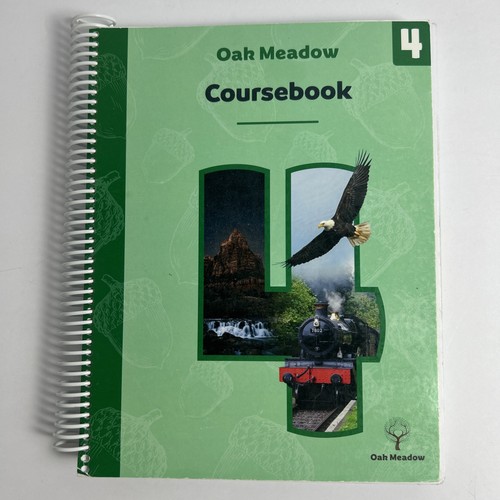 2020 Oak Meadow Grade 4 Coursebook Spiral Bound Home School Curriculum Textbook