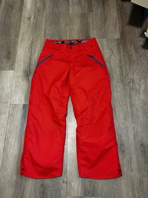 Oakley Loose Fit Snowboard Ski Pants Red Men's Size Large Winter Outdoor