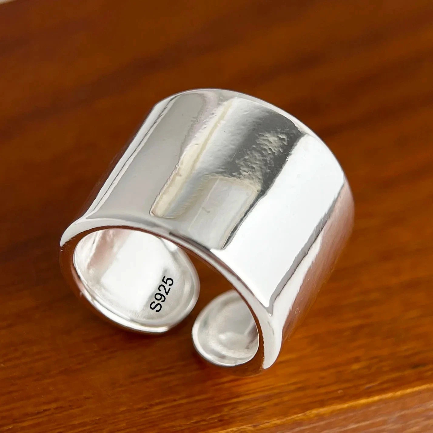 925 Silver Ring, Adjustable Ring, Chunky Ring, Statement Ring, Thumb Ring, Boho