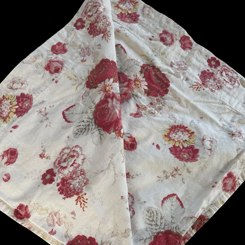 Waverly Norfolk Rose винтажная роза одна занавеска панель 52 дюйма x 76 дюймов ЧИТАЙТЕ - Изображение 3 из 4