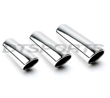 Different Trends Dt-253512Rac 3.50In Rolled Angle Texas Exhaust Tip 2.50In Id/3.