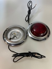 1930s 1940s Vintage Kd-539 Truck Trailer Body Light Red Glass Lens Original