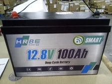 12V 100Ah LiFePO4 Lithium Battery Bluetooth monitoring For RV Solar Marine