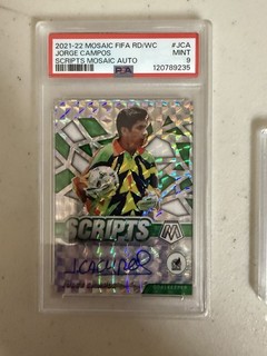 2021-22 Panini Mosaic Road To Fifa World Cup Mexico Jorge Campos Scripts Auto
