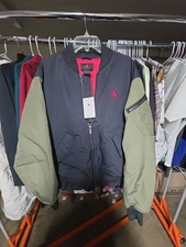 Nike Jordan Renegade Jacket Off Noir Olive HQ2664-045 Size-Large NWT$275