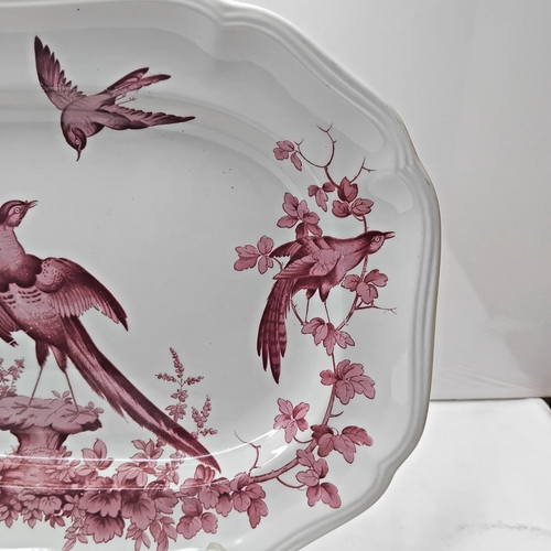 Spode England Bird Design Decorative Platter Porcelain Oval - #4451 - Picture 5 of 10