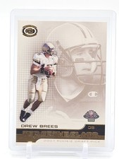 DREW BREES 2001 DYNAGON FOOTBALL ROOKIE TOP OF THE CLASS CHARGERS #3 Q1880