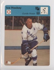 1977-79 Sportscasters Series 02 Lausanne Printed in Japan Gordie Howe HOF 7i6