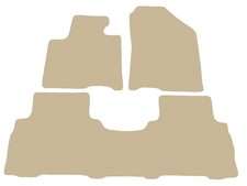 Veloursfußmatten für Kia Sorento III 2014-2020 , Beige x14 Rand