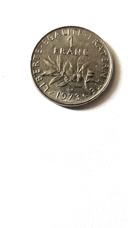 France 1973 1 Franc Coin Circulated