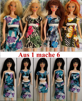   3 Teiliges Set Variabel   Kleidung für Mode Puppen: NORMAL, CURVY, VINTAGE