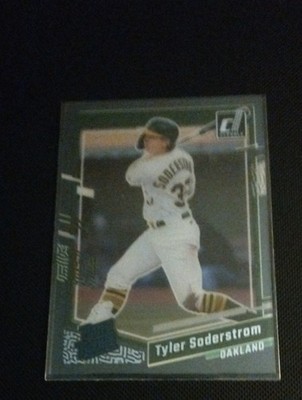 2023 Panini Chronicles - Clearly Donruss Rated Rookie Tyler Soderstrom #5 Purple