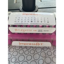 ImpressArt Bridgette Uppercase Letter Stamp Set 3MM/33Pieces