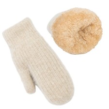 Winter-Gloves Warm-Knitted-Mittens for Women Men - Winter Stretchy Knit Glove...
