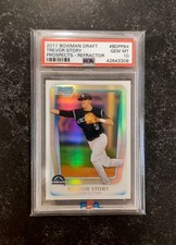 Trevor Story 2011 Bowman Chrome Refractor PSA 10 Gem Mint Red Sox Rookie Card RC