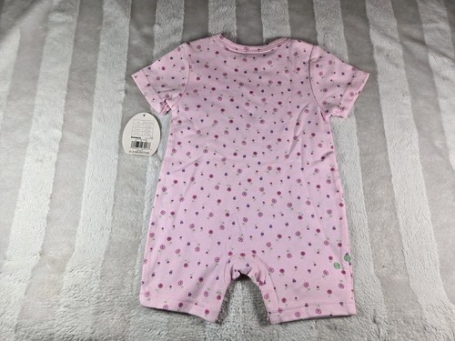 First Moments Pink Ladybug Creeper Bodysuit Baby Girl Romper Newborn 0-3 Months - Bild 4 von 10