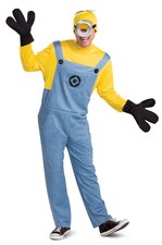 Despicable Me Minions Movie Minion Deluxe Adult Costume Stuart 