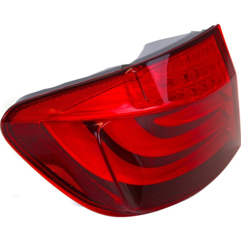 Luz trasera LED exterior del lado del conductor lente roja para BMW 528i 535i 550i 2011-2013 Foto 3 de 4