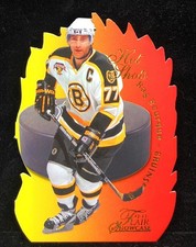 2012-13 Fleer Retro Flair Showcase Hot Shots Ray Bourque Boston Bruins #1