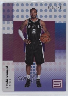 2017-18 Panini Status Purple 15/149 Kawhi Leonard #51 19wa