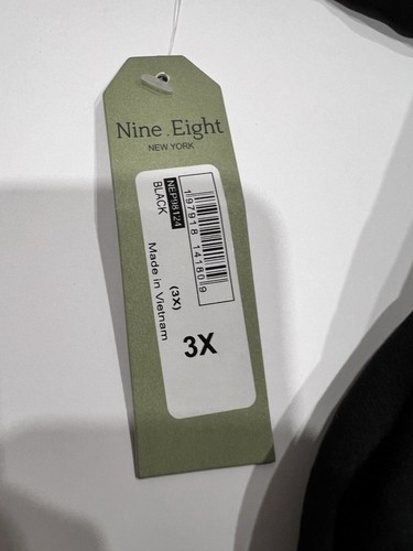 Little black Plus size dress Nine Eight New York SZ 3X Whimsigoth, cocktail - Picture 8 of 14