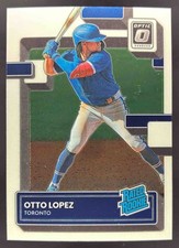 2022 Panini Donruss Optic Otto Lopez #49 RC Rated Rookie Blue Jays