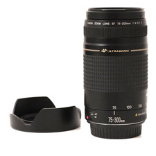 Canon EF AF 75-300mm F4-5.6 II MK2 Telephoto Zoom Lens UK Seller, Warranty, Read