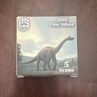 Pan Silver Company 5g .999 Fine Silver Dinosaur Round Bullion