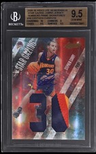 🔥2009 STEPHEN CURRY ROOKIE AUTO ABSOLUTE STAR GAZING JERSEY #/10 BGS 9.5! GHOST