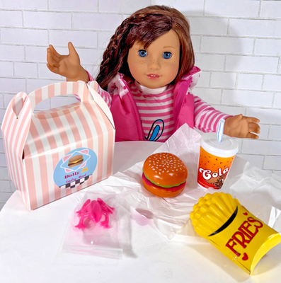#ad Fast Food Hamburger Fries Soda for 18 Inch Doll Accessories fit American Girl $12.99
