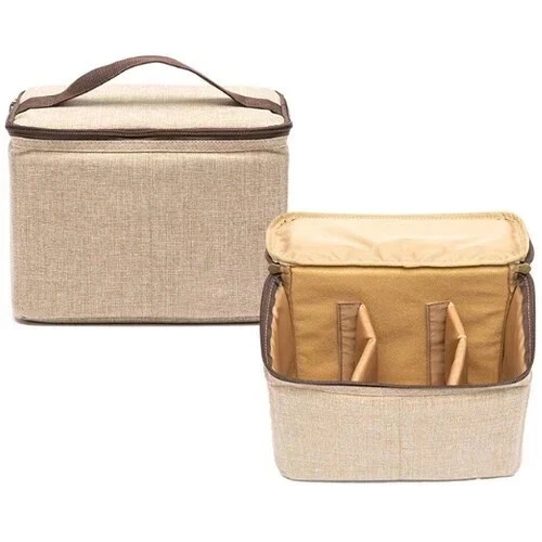 Canon EOS Bag in Bag 2347 DSLR SLR Camera Shoulder Bag Inner Pouch (Brown) - Image 3 of 3