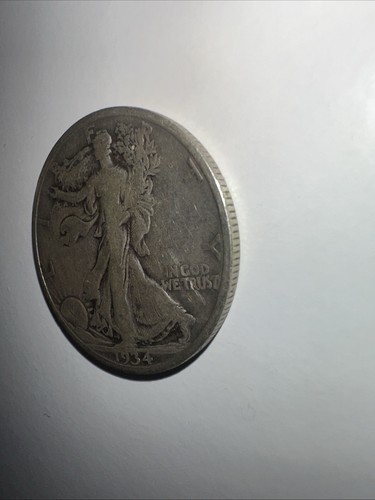 1934-P WALKING LIBERTY Half Dollar 50c 90% Silver Coin Toning FAST SHIPPING! - Bild 5 von 15