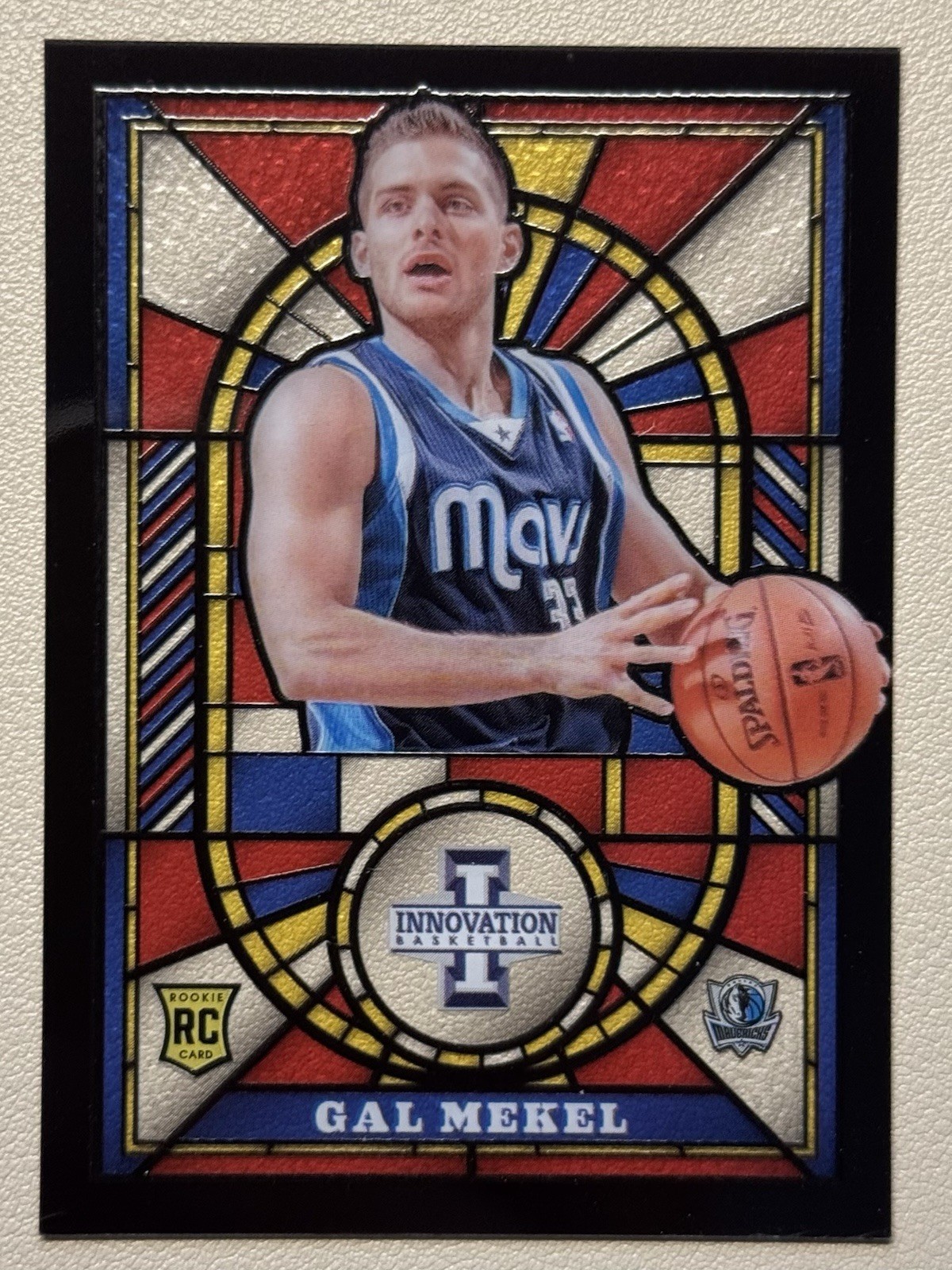 2013-14 Panini Innovation - Rookie Stained Glass #5 Gal Mekel Dallas Mavericks