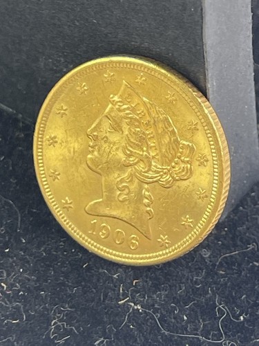 1906 $5 Gold Liberty Head - Shiny, Beautiful Luster estate find - Picture 1 of 8