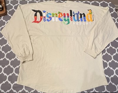 Disney Parks Disneyland Resort spirit jersey character-themed lettering on back