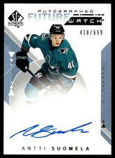 2018-19 SP Authentic Future Watch Auto Antti Suomela RC Auto 418/999 #203