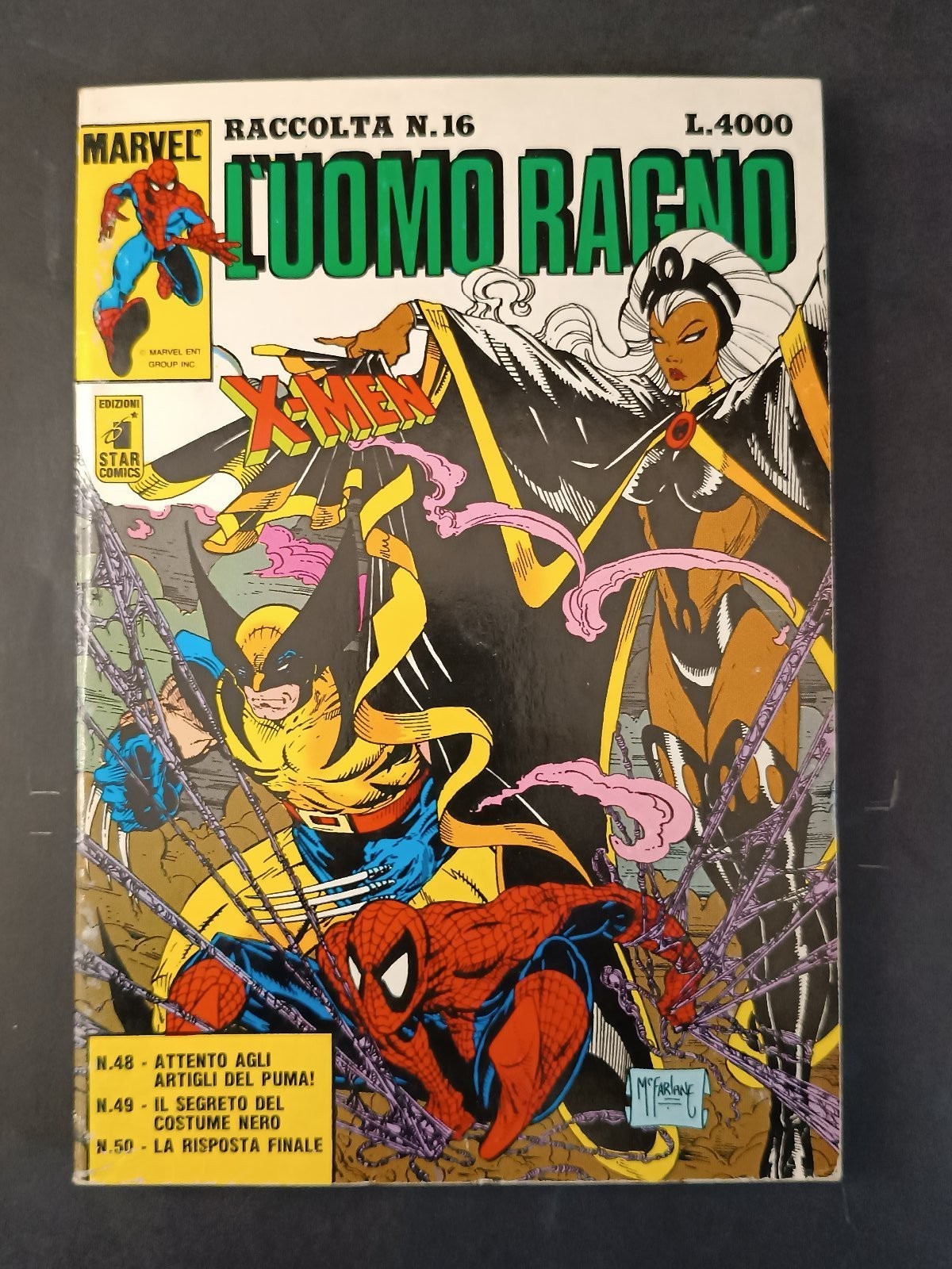 Fumetto Raccolta L'Uomo Ragno Marvel Numeri 48-49-50 (n 16)