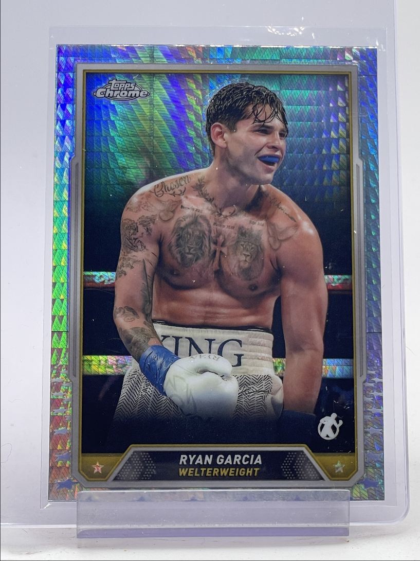RYAN GARCIA 2024 TOPPS CHROME BOXING PRISM REFRACTOR Q3249