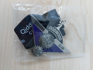 Goodwood Festival of Speed 2026 Drivers Club Medal. BN