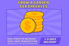 GROW A GARDEN 5SX SHECKLES FAST DELIVERY BRAND NEW AND EASY SHIPPING 1-5 DAYS 