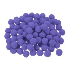 Pom Felt Balls Felting Fabric 2cm 20mm Light Purple for Crafts DIY Pack of 100