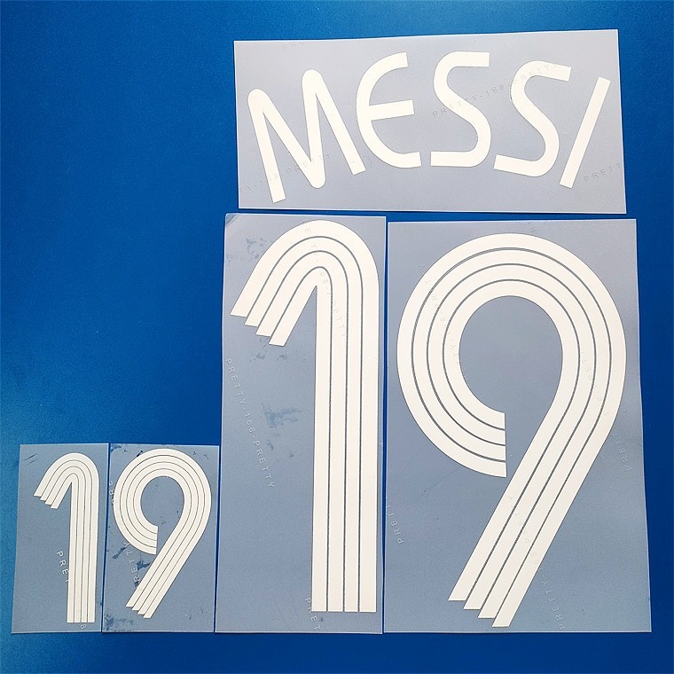 Argentina 2006 Lionel Messi Player Size Nameset Name Number ID Print SET