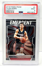 2019 Panini Prizm Emergent TYLER HERRO Basketball Card PSA 9 MINT